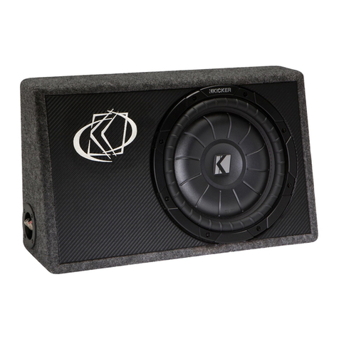 Kicker TCVT12 User manual Kicker TCVT12 User manual