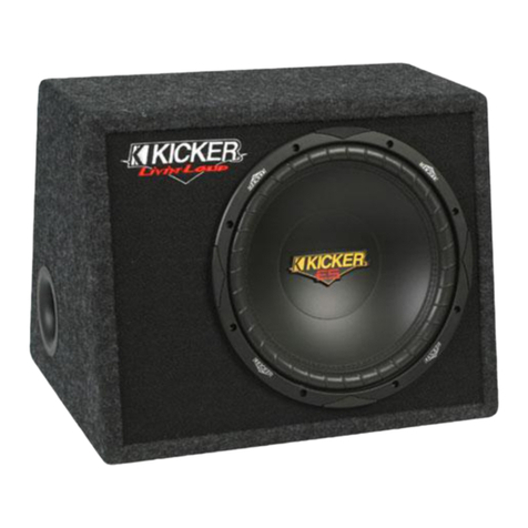 Kicker VES12 User manual Kicker VES12 User manual