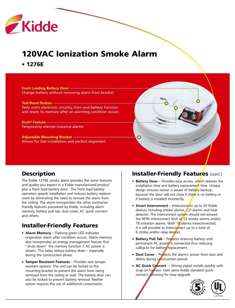 Kidde 1276E Brochure & specs
