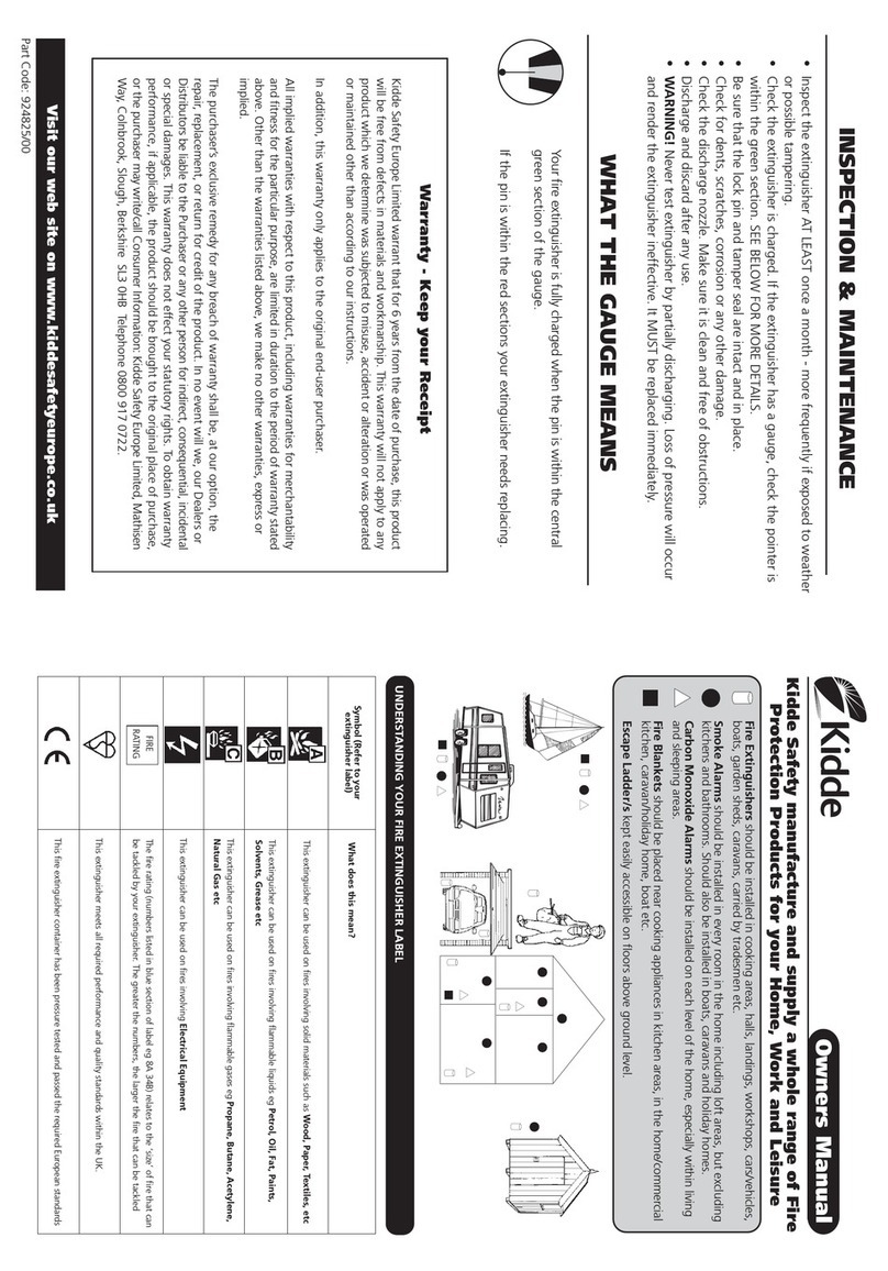 Kidde 924825/00 User manual