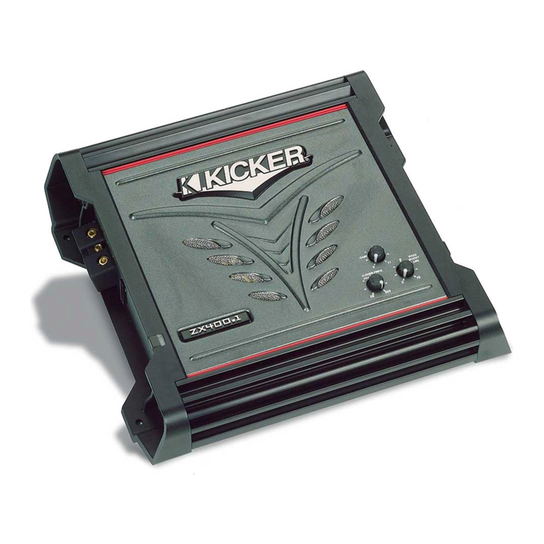 Kicker ZX300.3 owner's manual