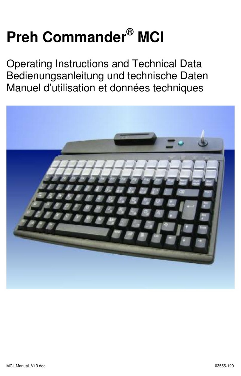 PrehKeyTec MCI Technical and operating instructions