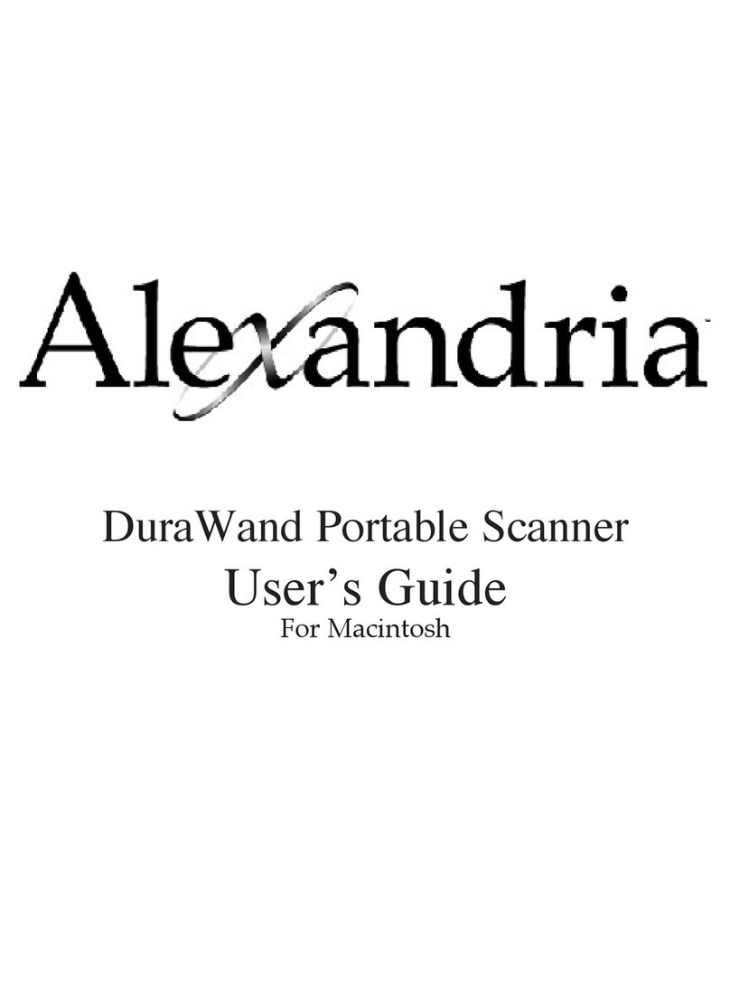 Videx Alexadria DuraWand Portable Scanner user guide