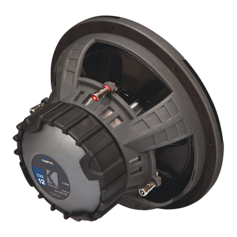 Kicker CompVX CVX15 User manual