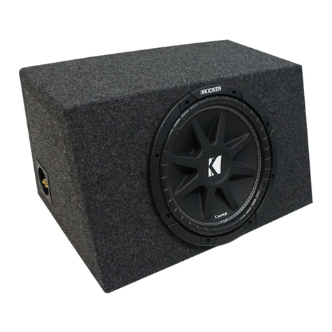 Kicker Comp C15 User manual