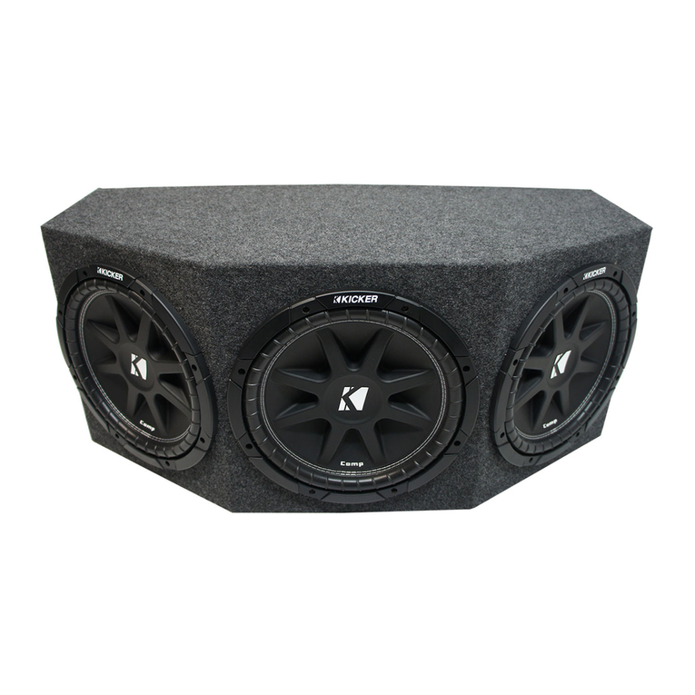 Kicker Comp C10 User manual
