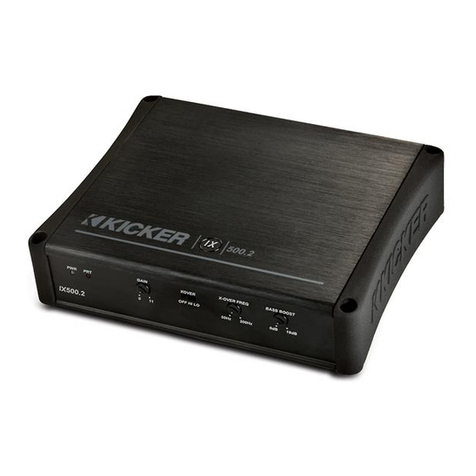 Kicker IX500.2 User manual