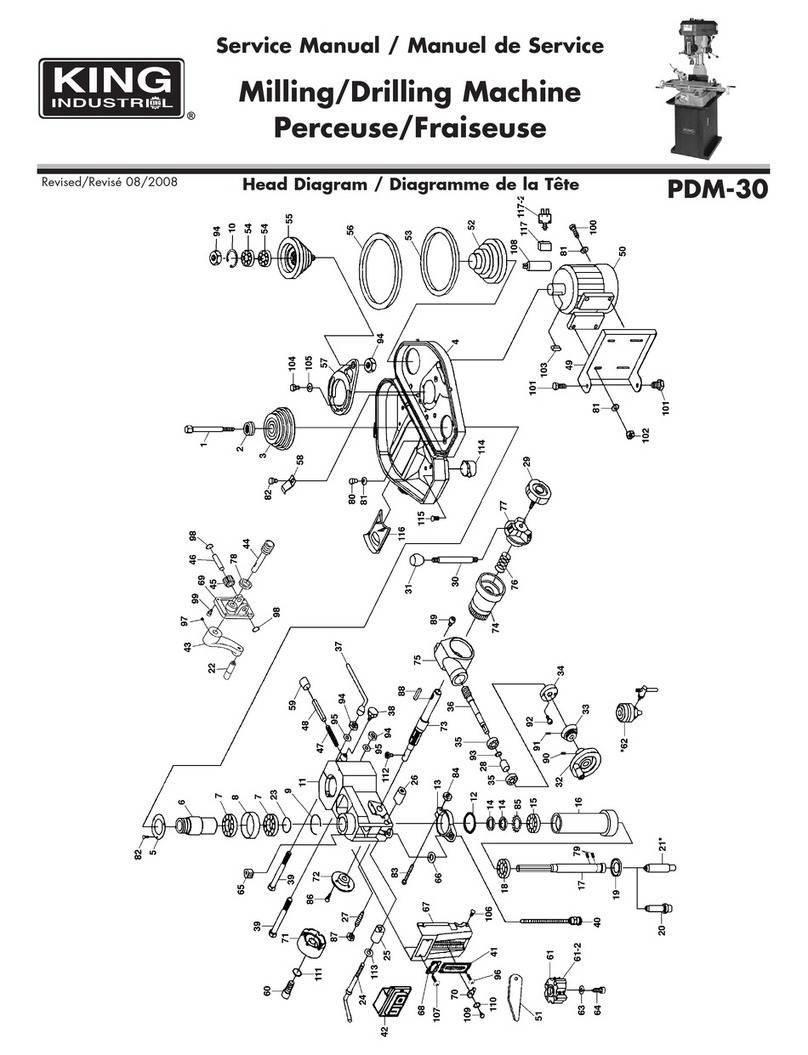 King Industrial PDM-30 User manual King Industrial PDM-30 User manual