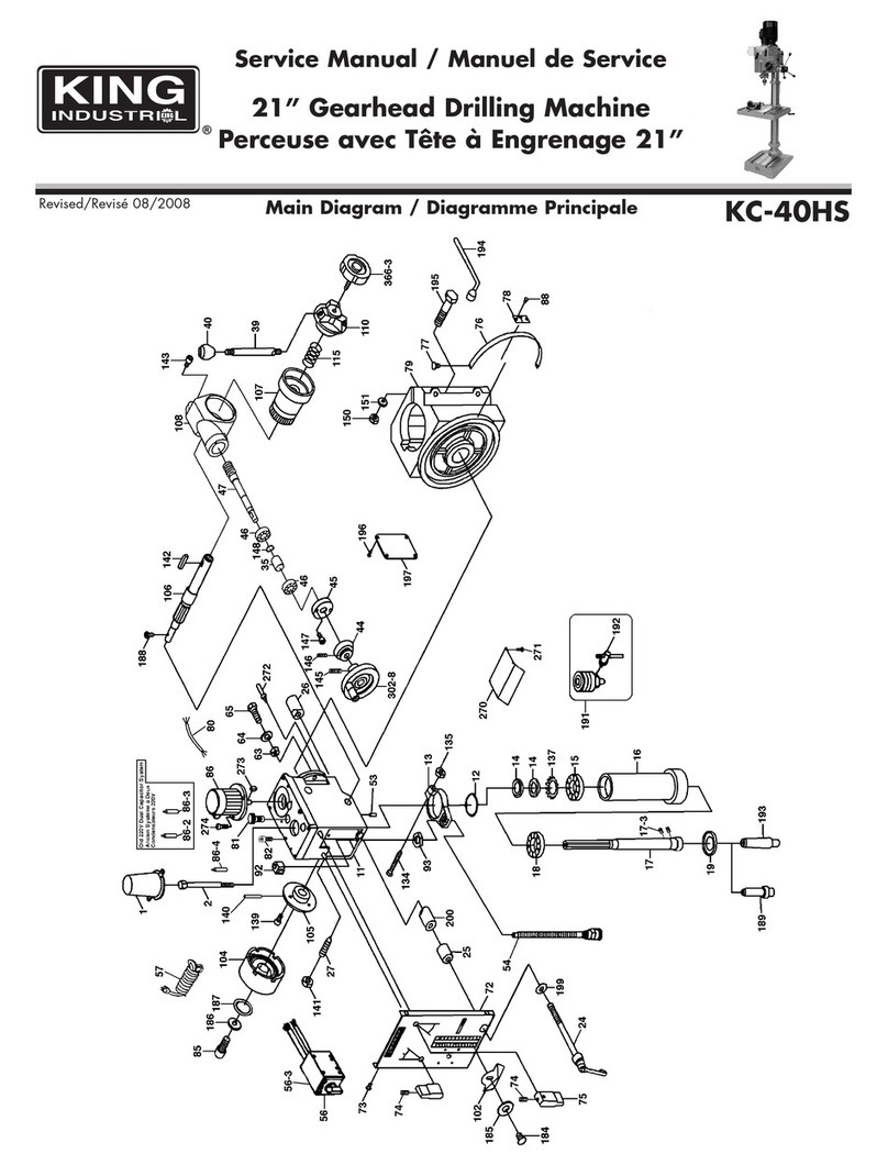 King Industrial KC-40HS Service manual King Industrial KC-40HS Service manual