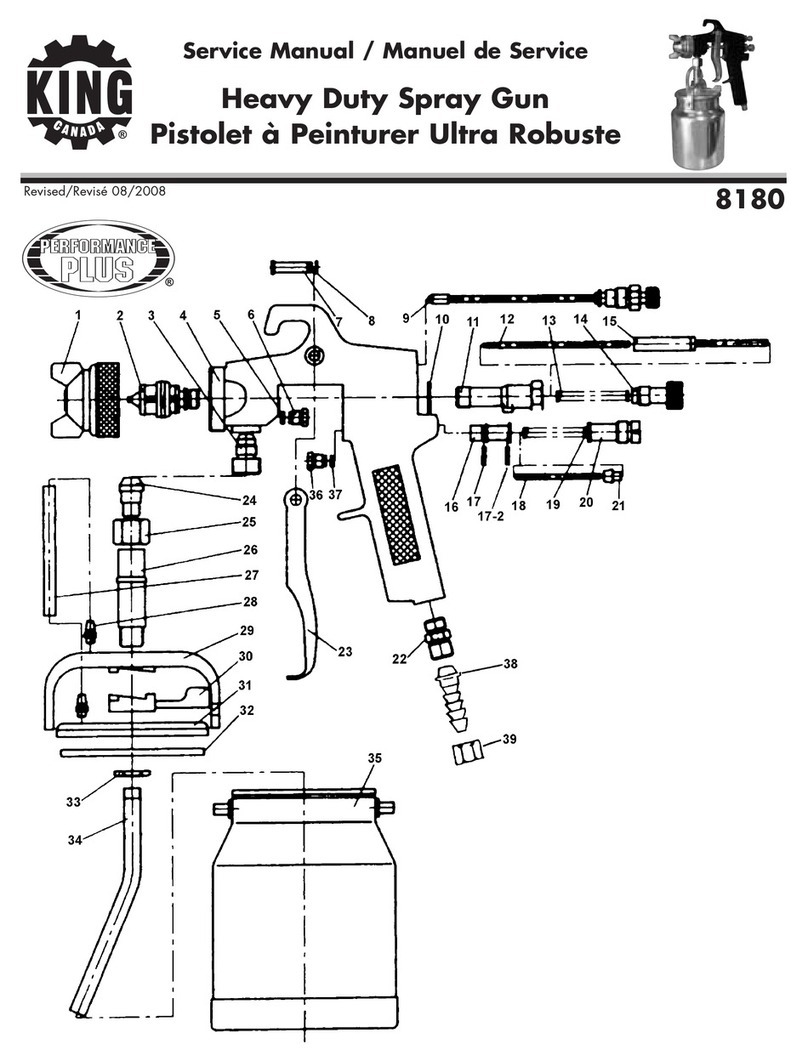 King Canada 8180 Service manual