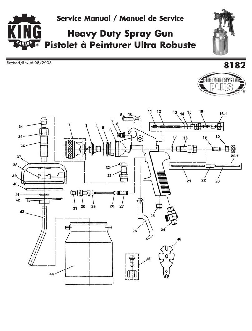 King Canada 8182 Service manual