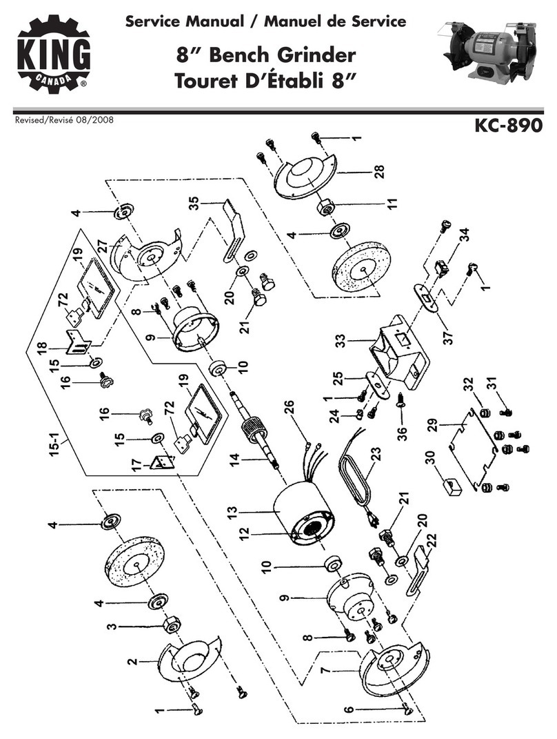 King Canada KC-890 Service manual