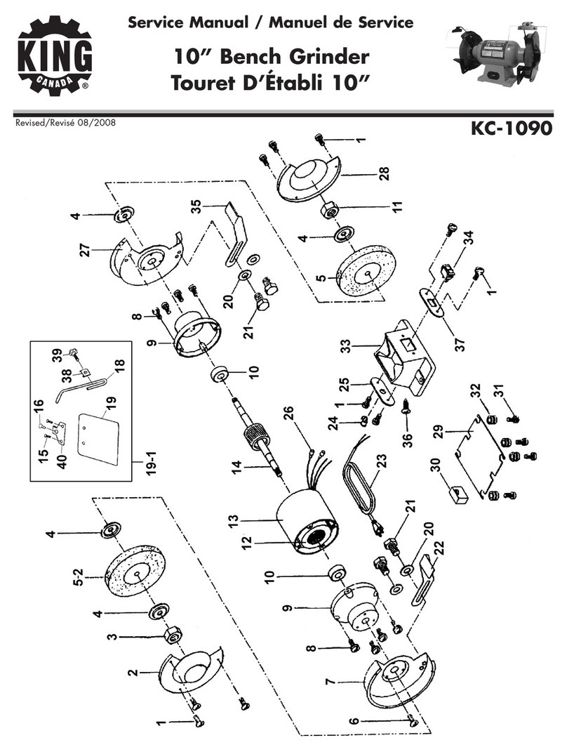 King Canada KC-1090 Service manual