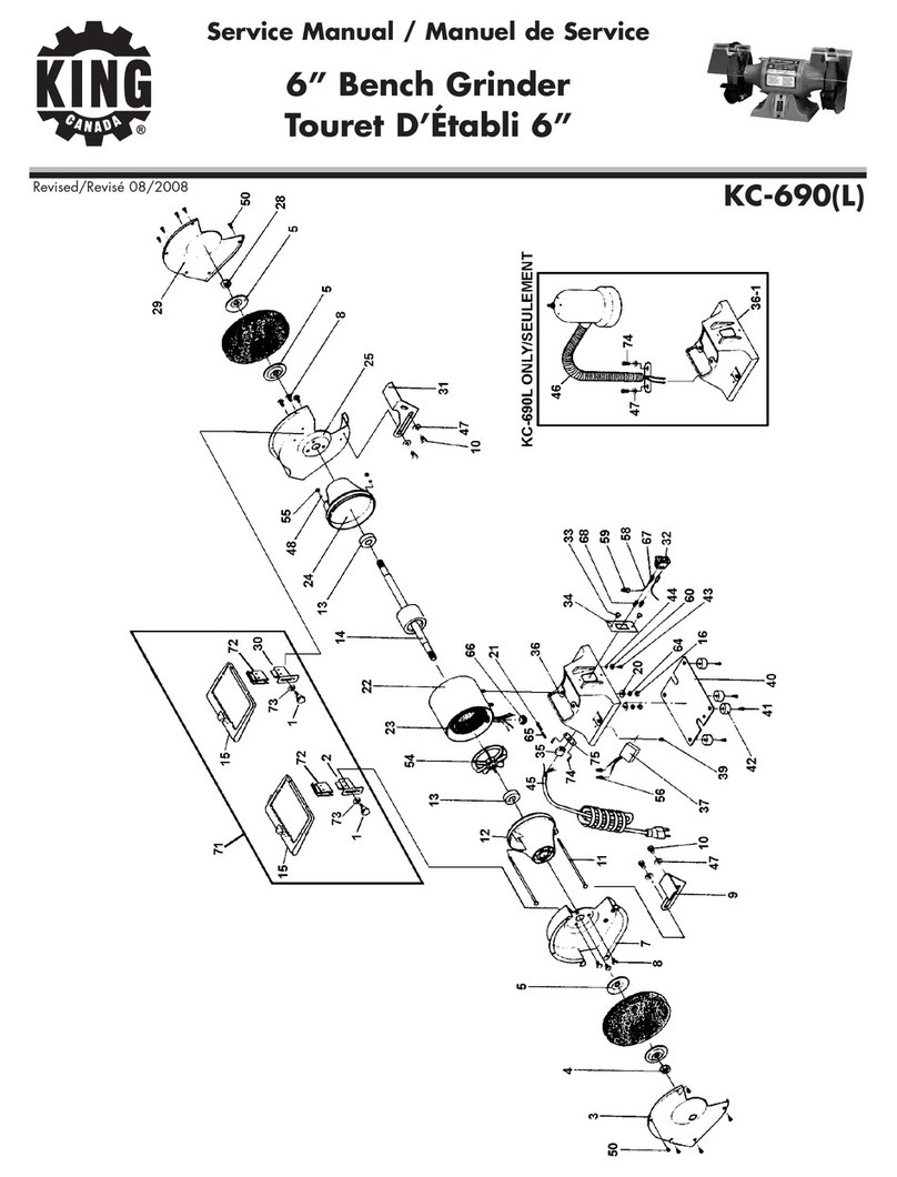 King Canada KC-690(L) Service manual