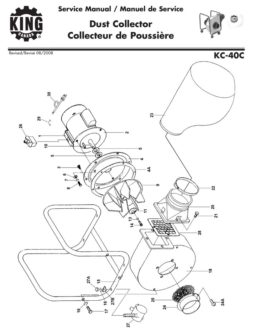 King Canada KC-40C Service manual