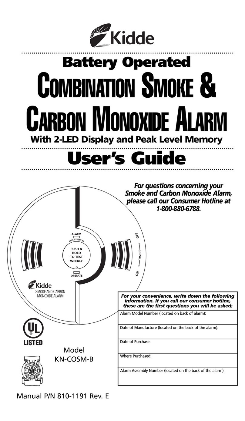Kidde KN-COSM-B User manual Kidde KN-COSM-B User manual