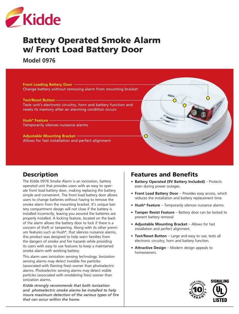 Kidde 976 User manual
