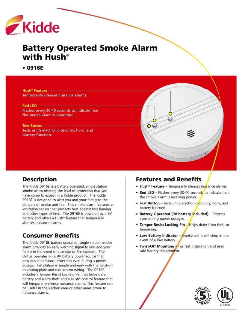 Kidde 0916E Brochure & specs