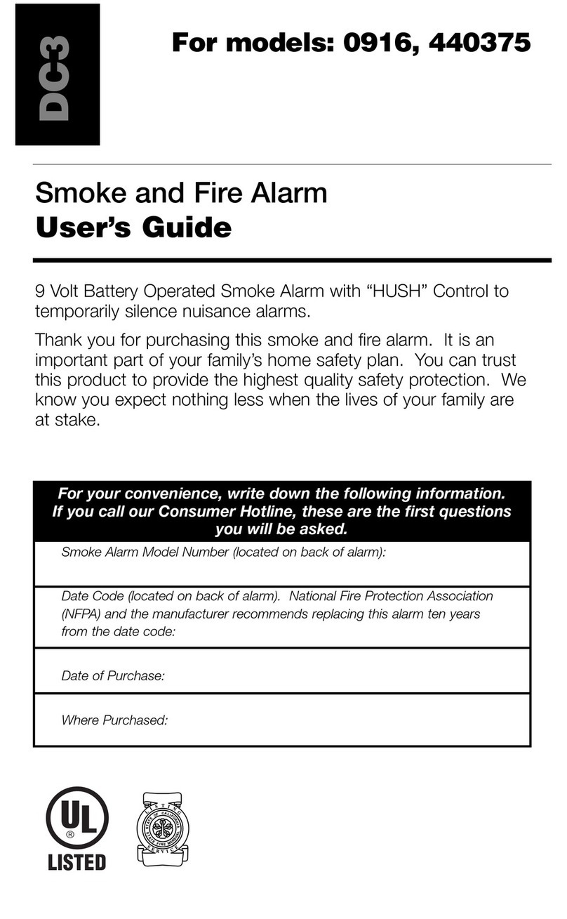 Kidde 916 User manual