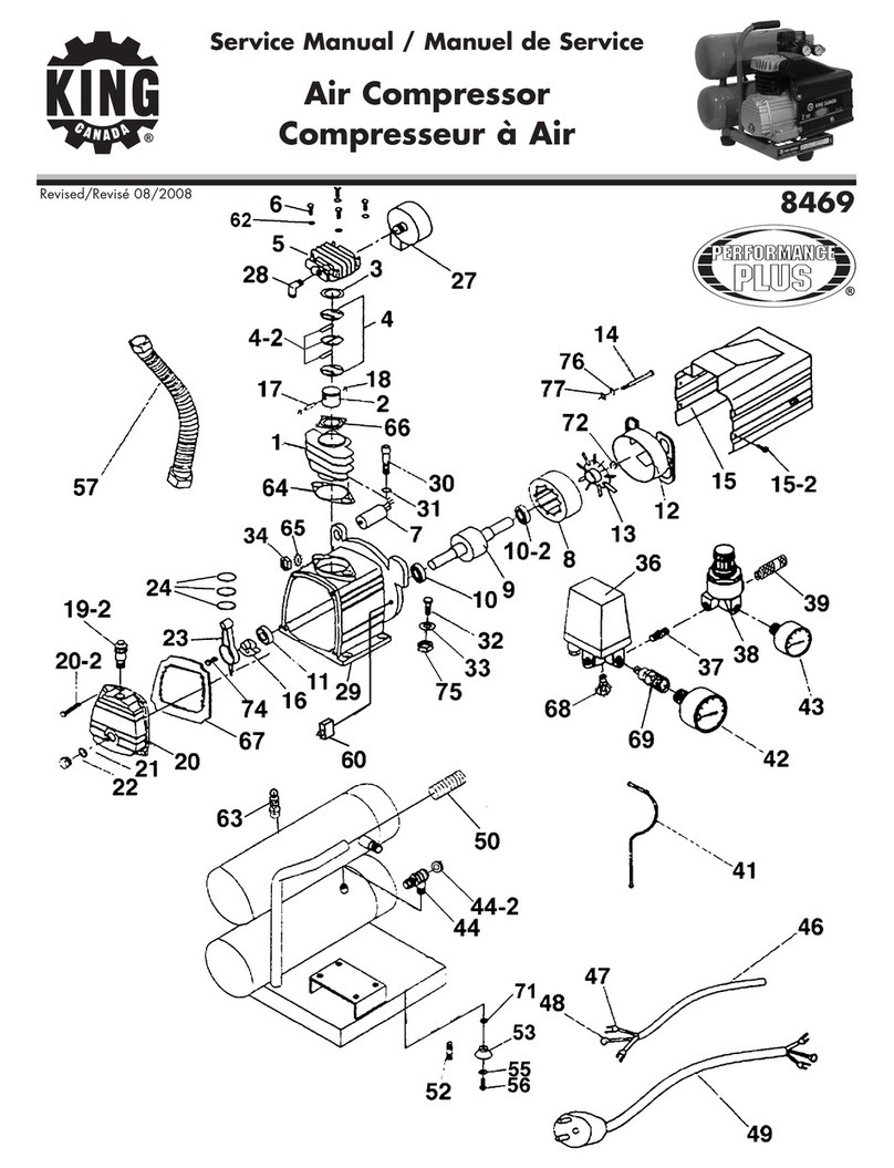 King Canada 8469 User manual