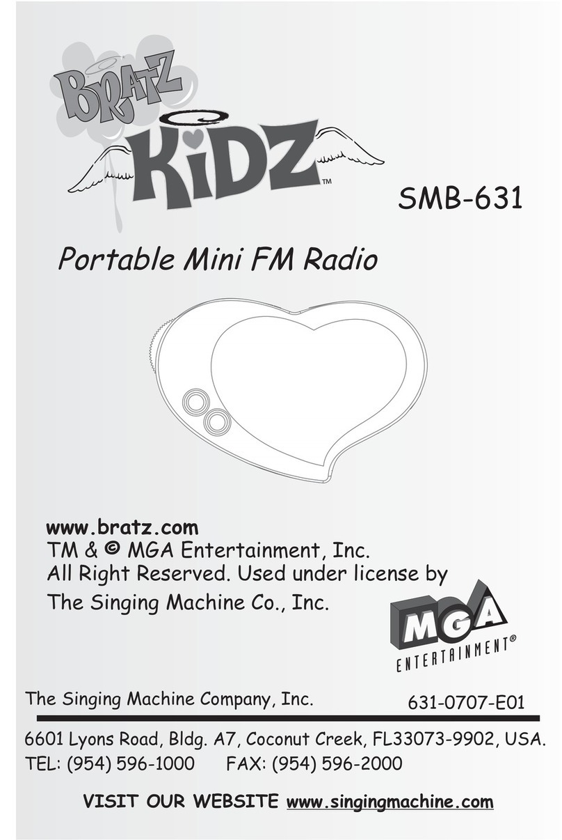Bratz SMB-631 user manual