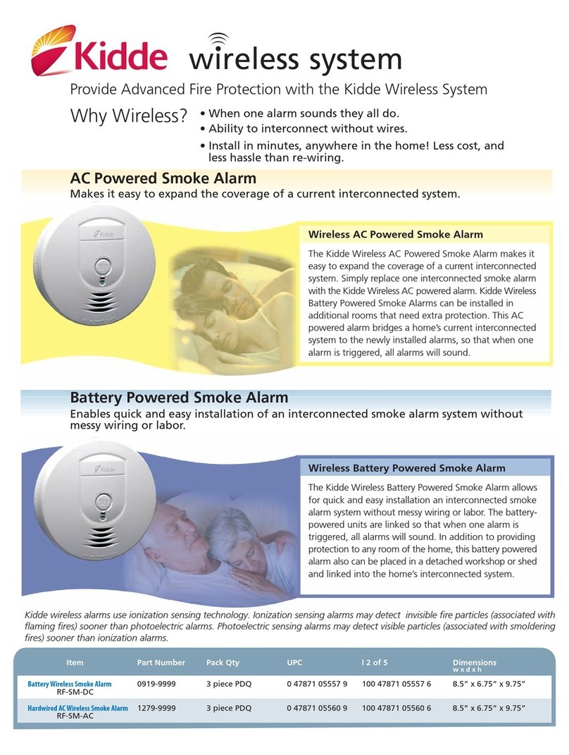 Kidde Smoke Alarm User manual