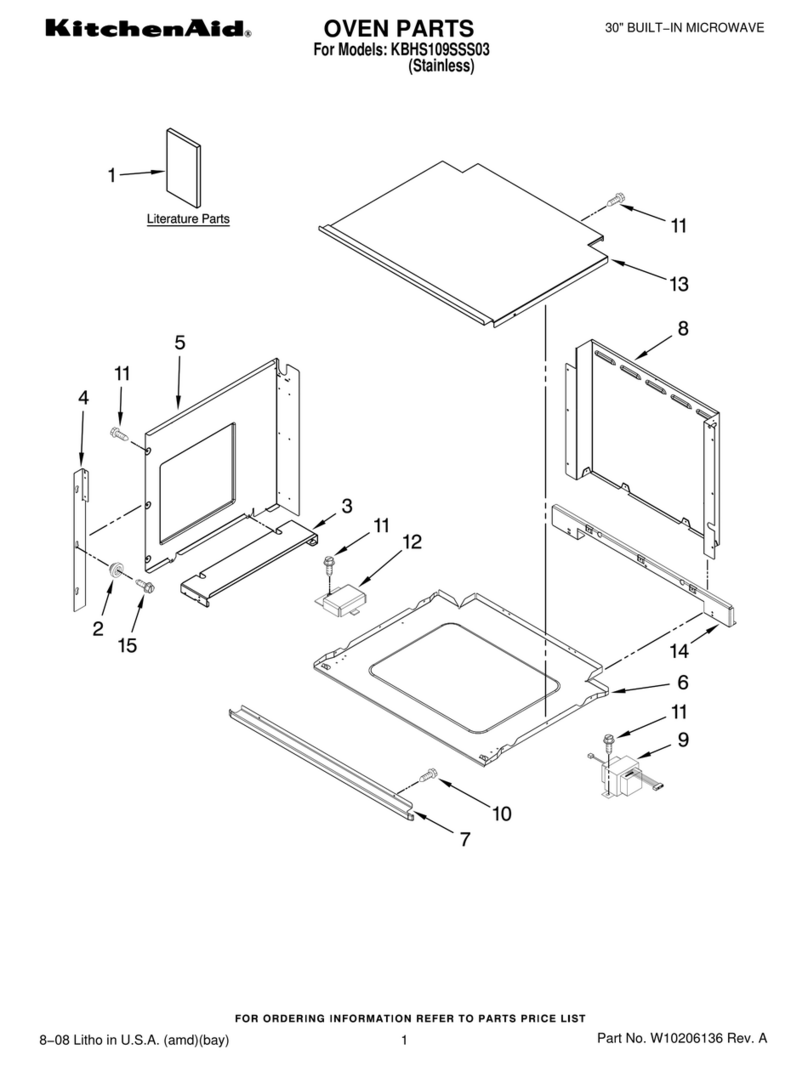 KitchenAid KBHS109SSS03 User manual