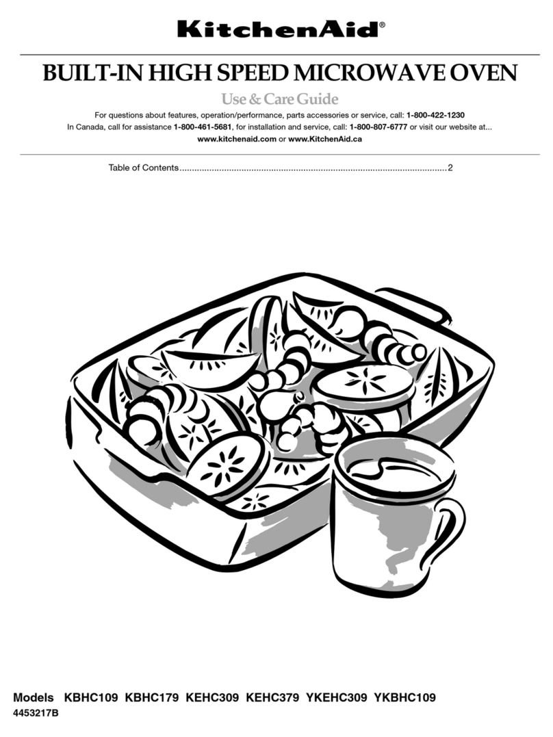 KitchenAid KBHC109 User manual