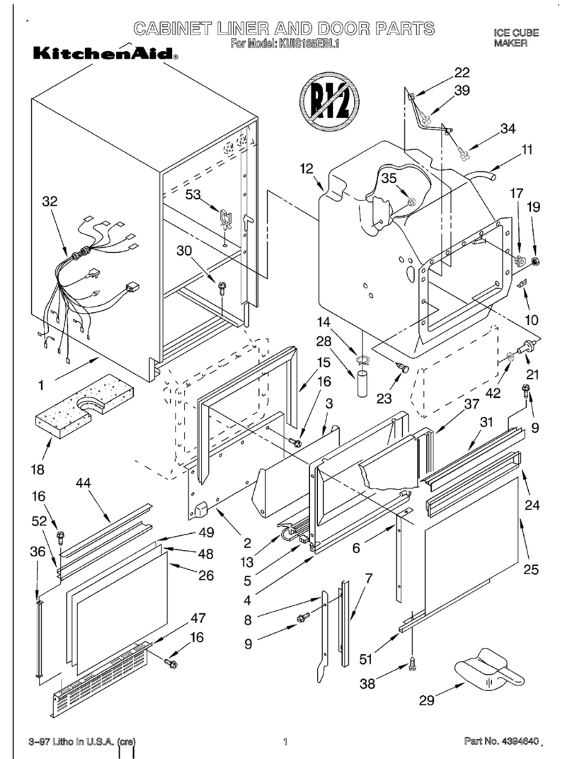 KitchenAid KUIS185EBL User manual