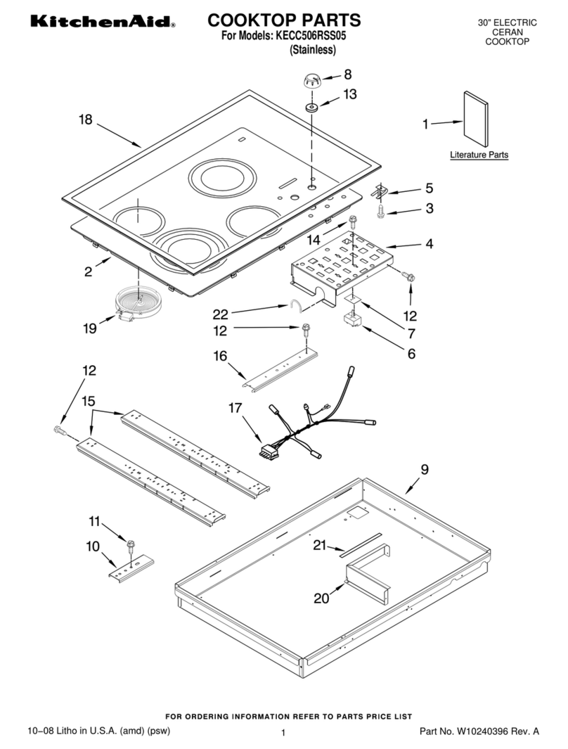KitchenAid KECC506RSS05 parts list
