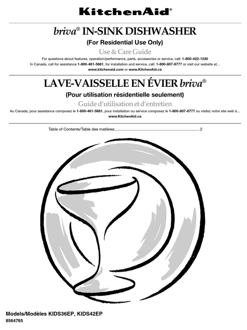 KitchenAid Briva KIDS36EP User manual