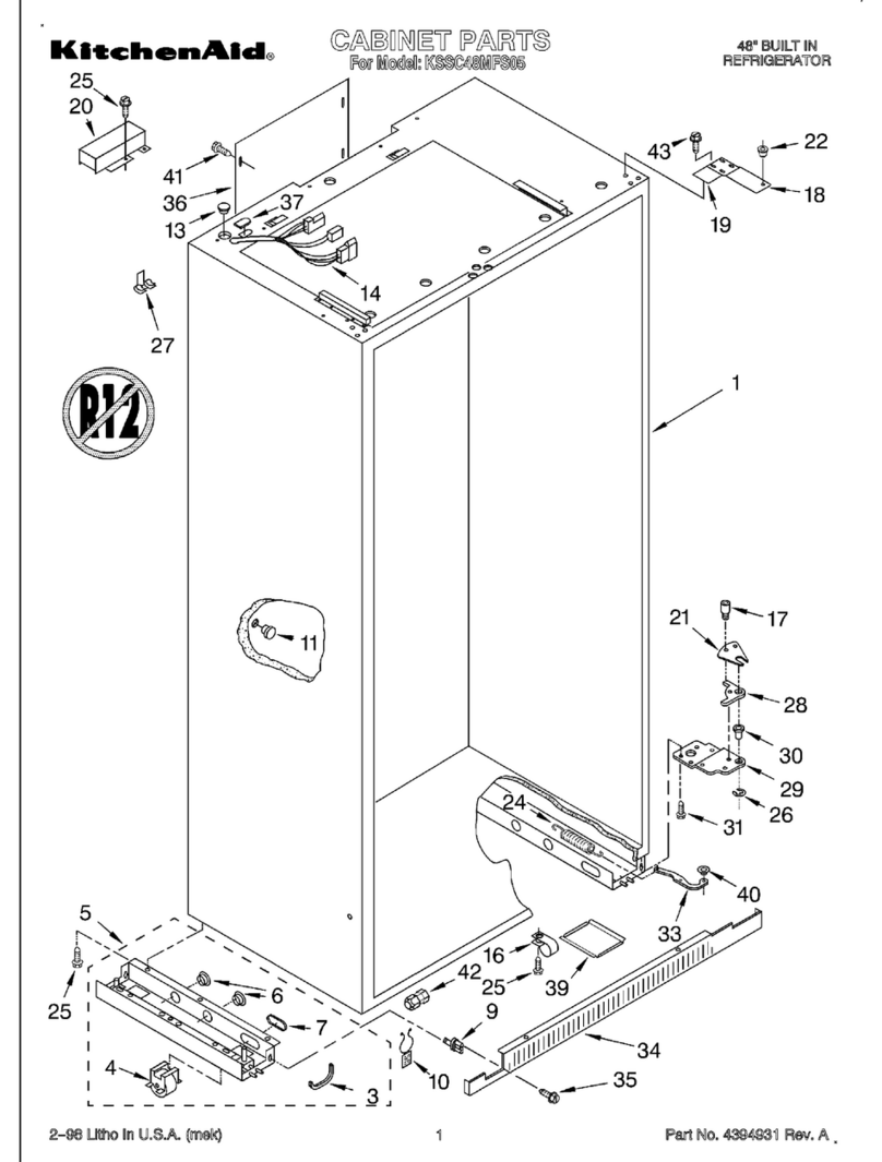 KitchenAid KSSC48MFS05 User manual