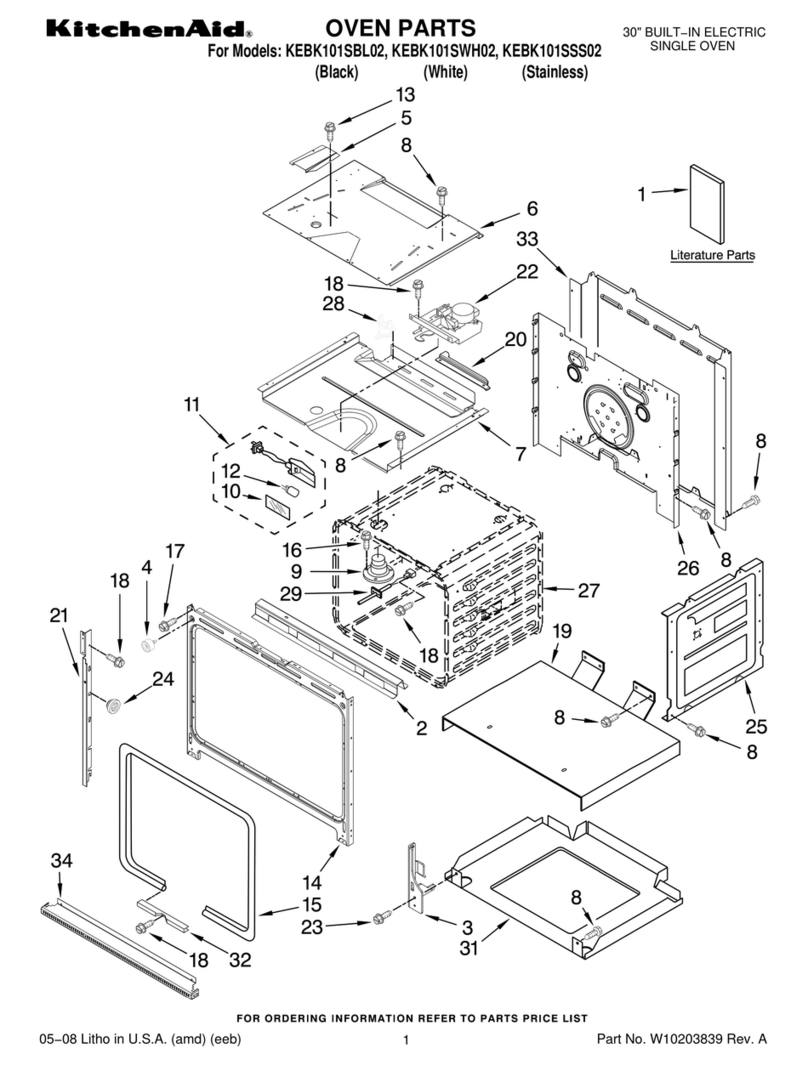 KitchenAid KEBK101SBL02 parts list
