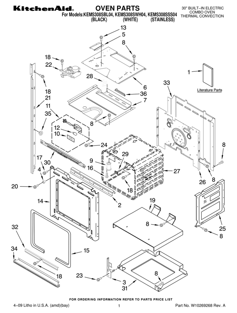 KitchenAid KEMS308SBL04 parts list