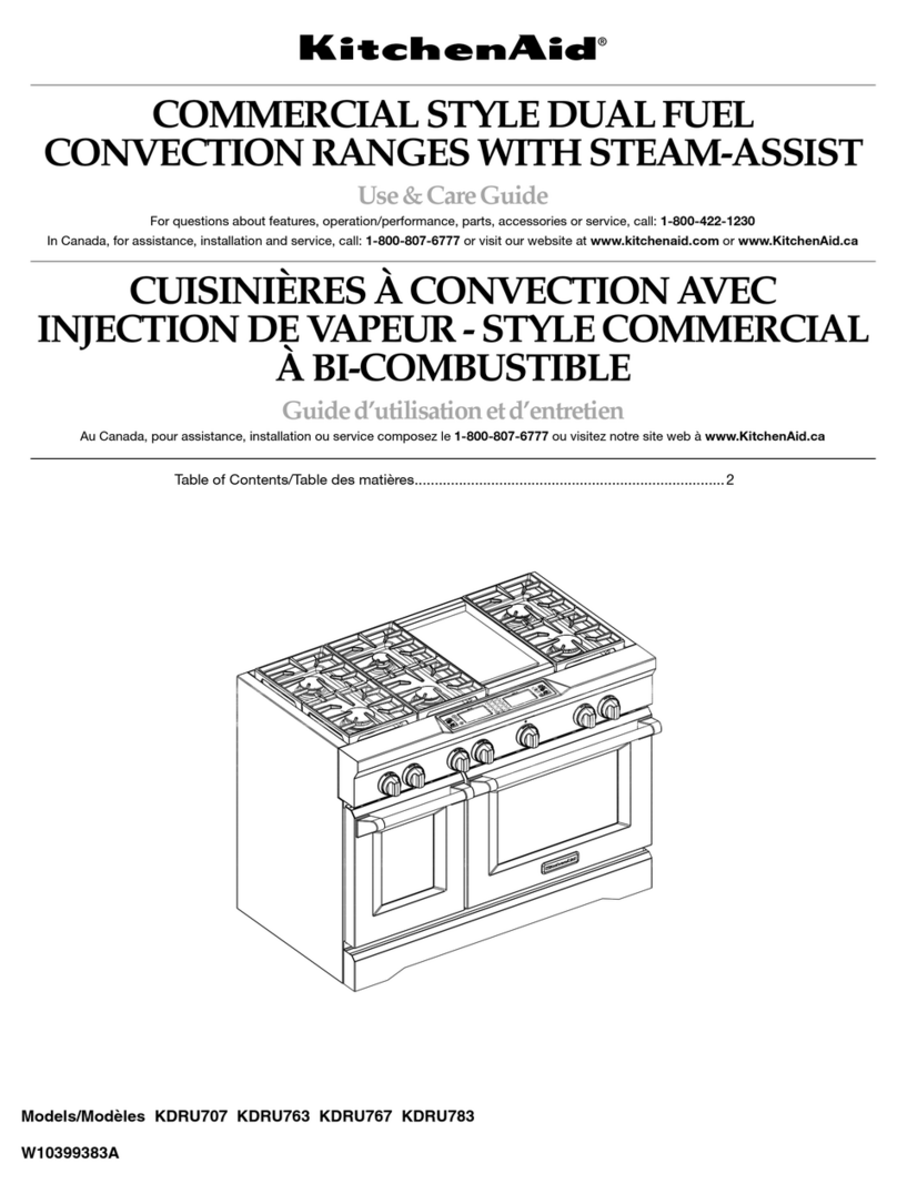 KitchenAid KDRU763.KDRU Use and care guide