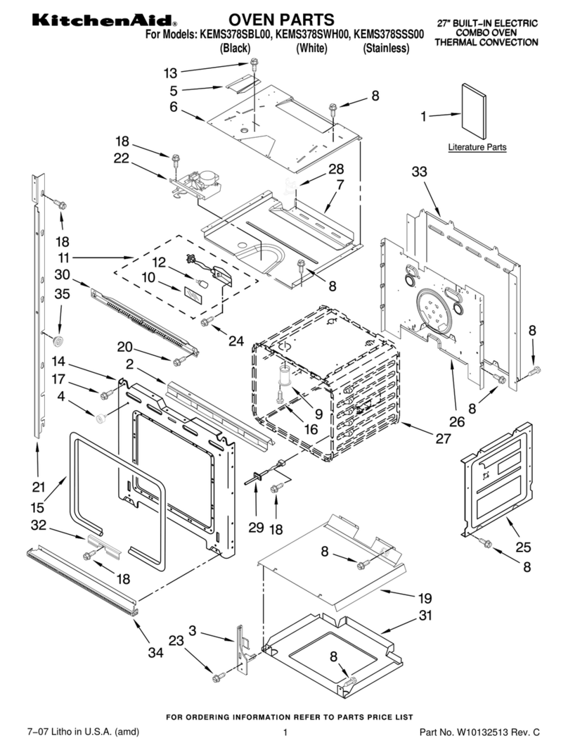 KitchenAid KEMS378SBL00 parts list