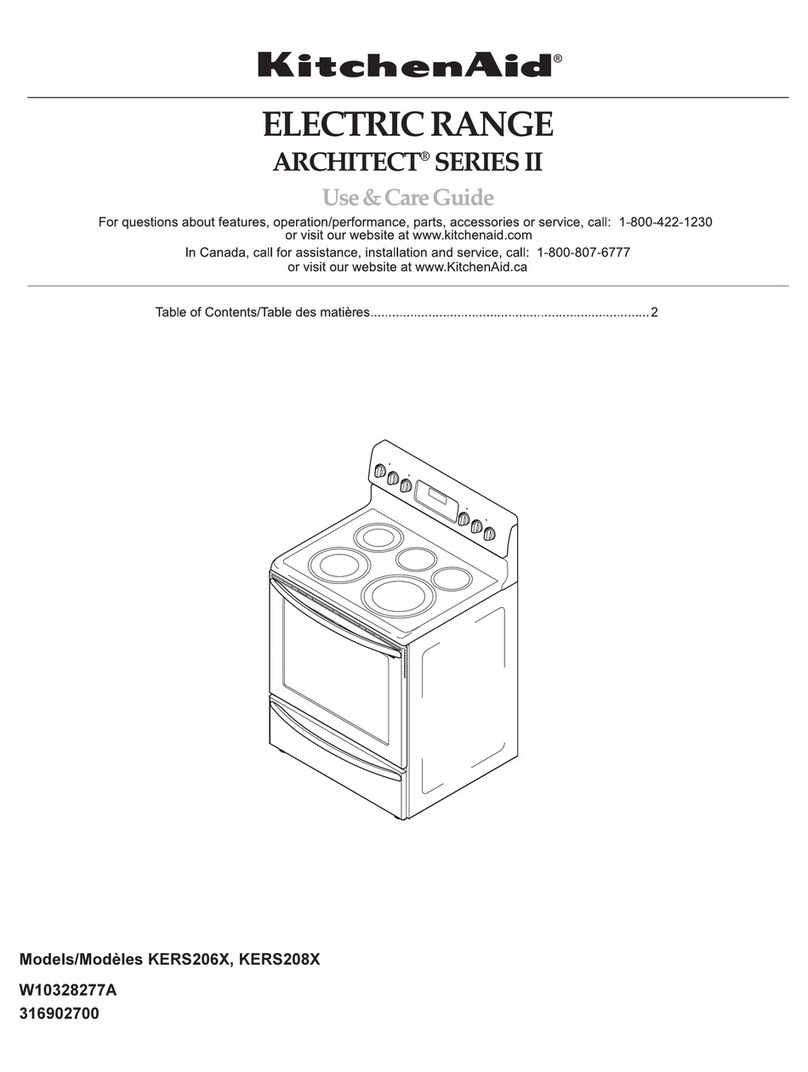 KitchenAid ARCHITECT II KERS206X User manual
