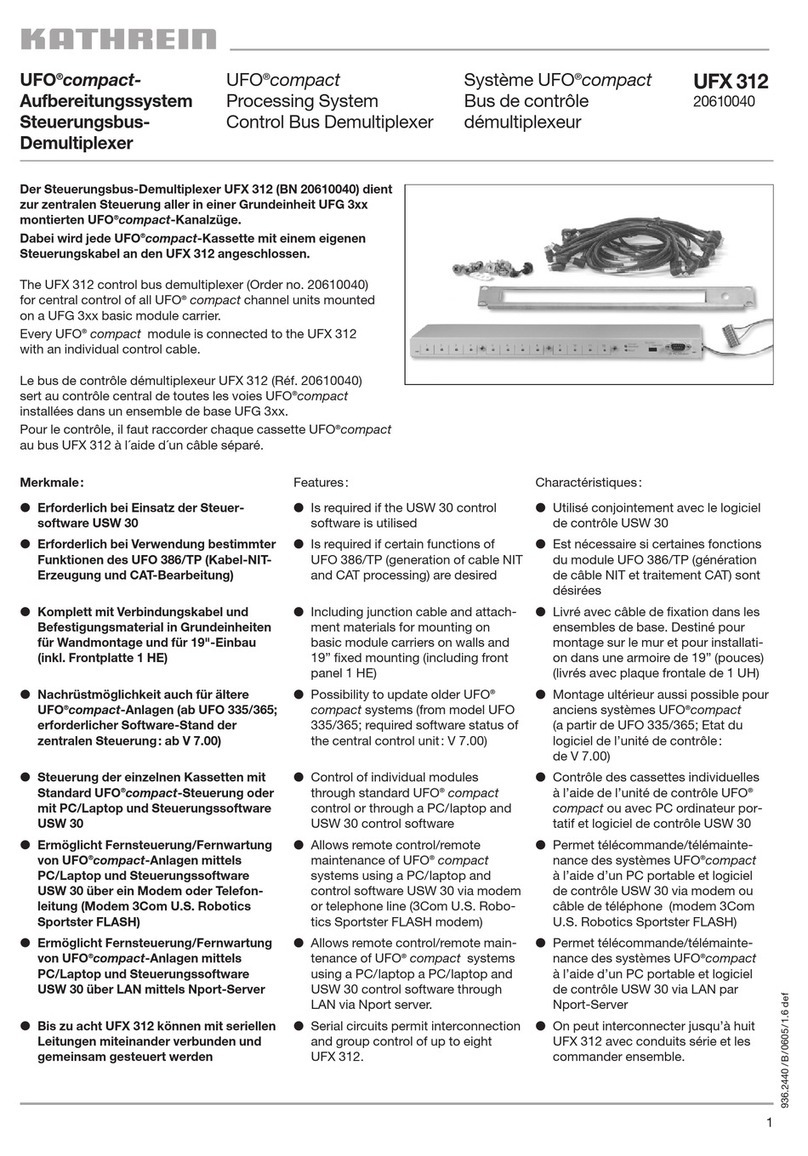 Kathrein UFO 20610040 Mounting instructions