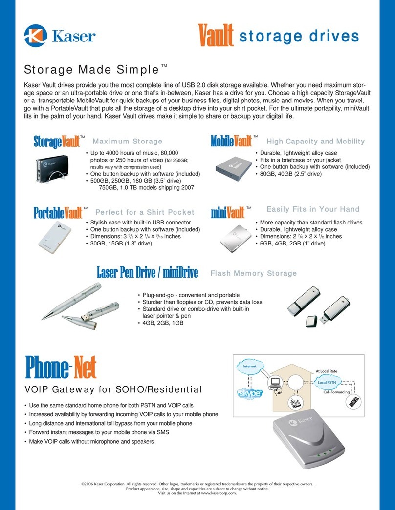 Kaser Computer Drive User manual