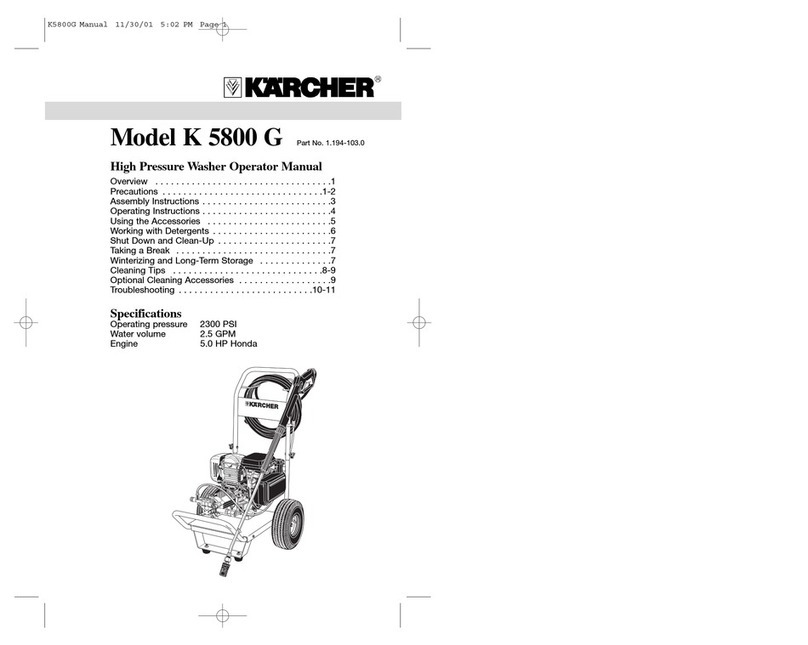 Kärcher K5800G User manual