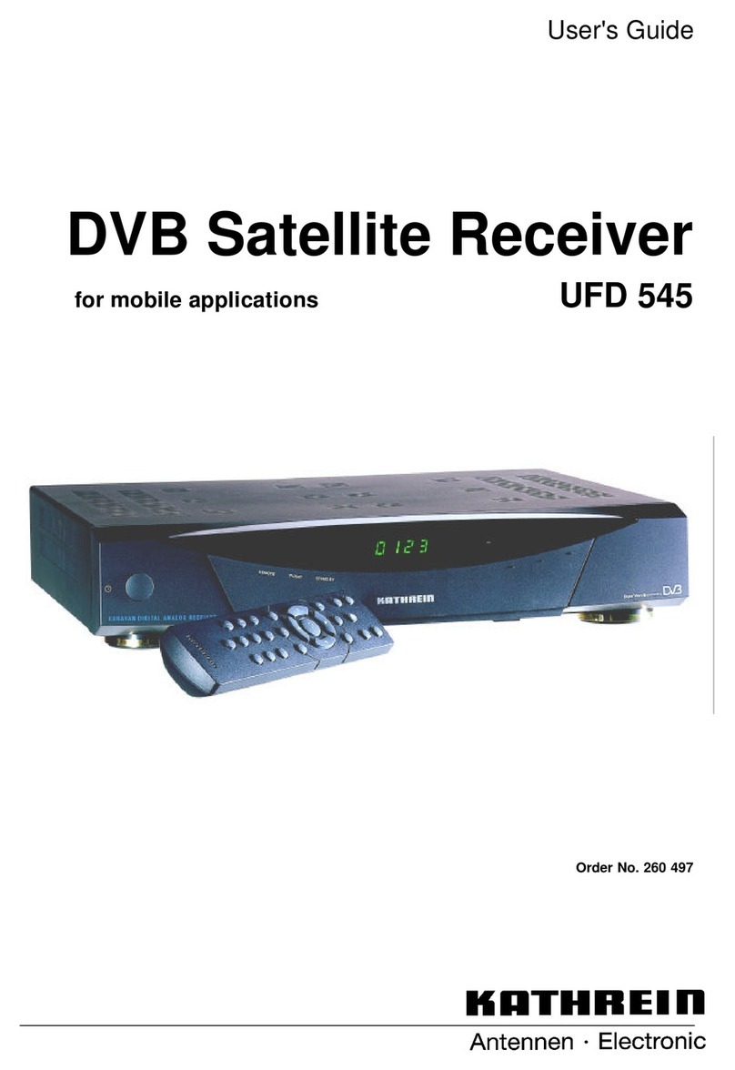 Kathrein UFD 545 user guide
