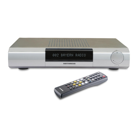 Kathrein UFS 821SI operating manual