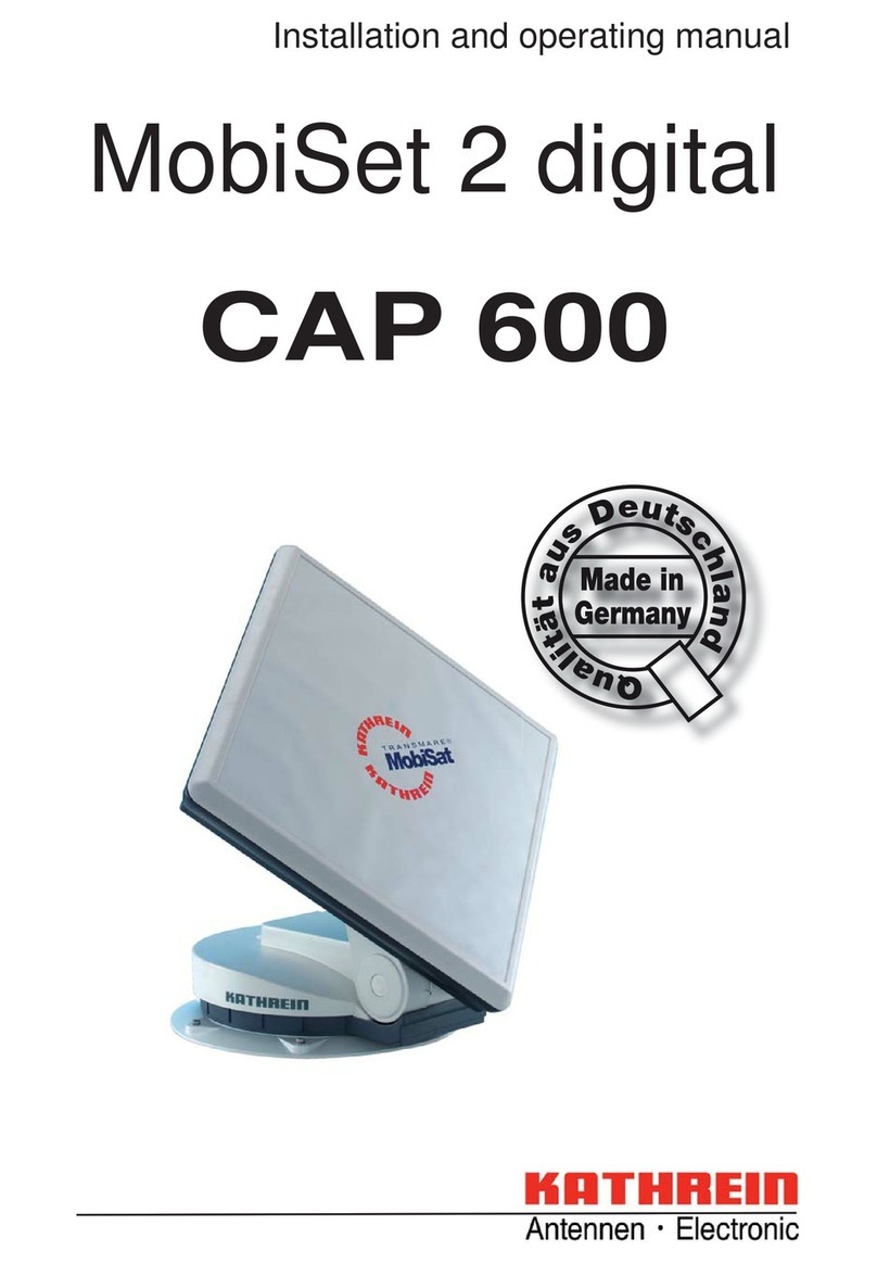 Kathrein MobiSet 2 Digital CAP 600 User manual