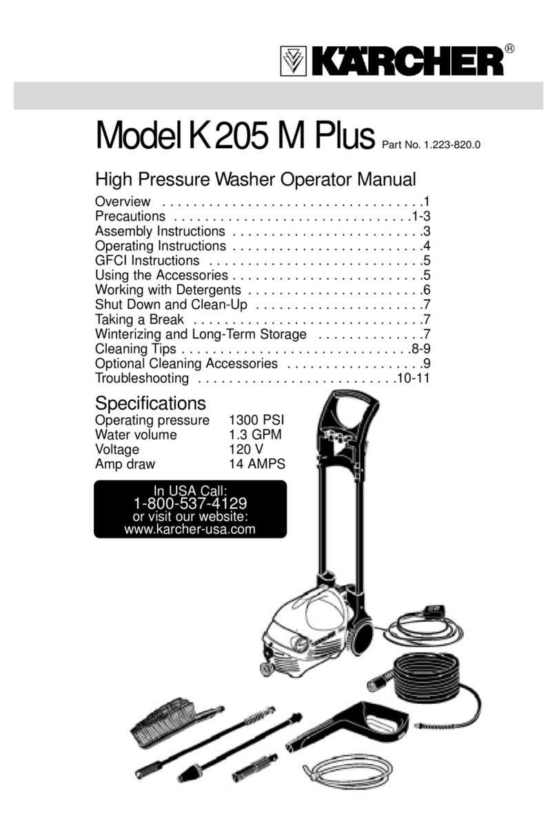Kärcher K 205 M Plus Operator's manual