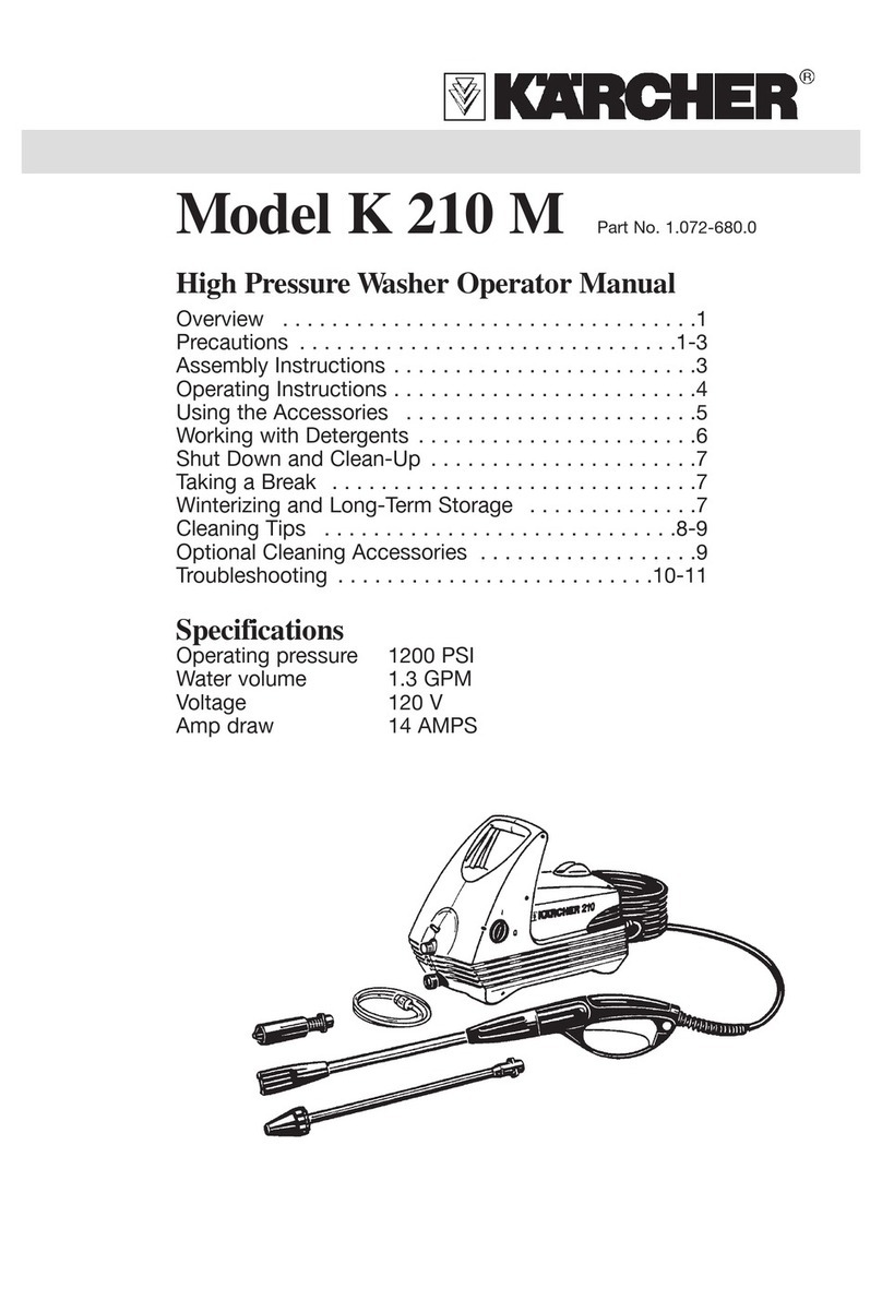 Kärcher K120 M Operator's manual