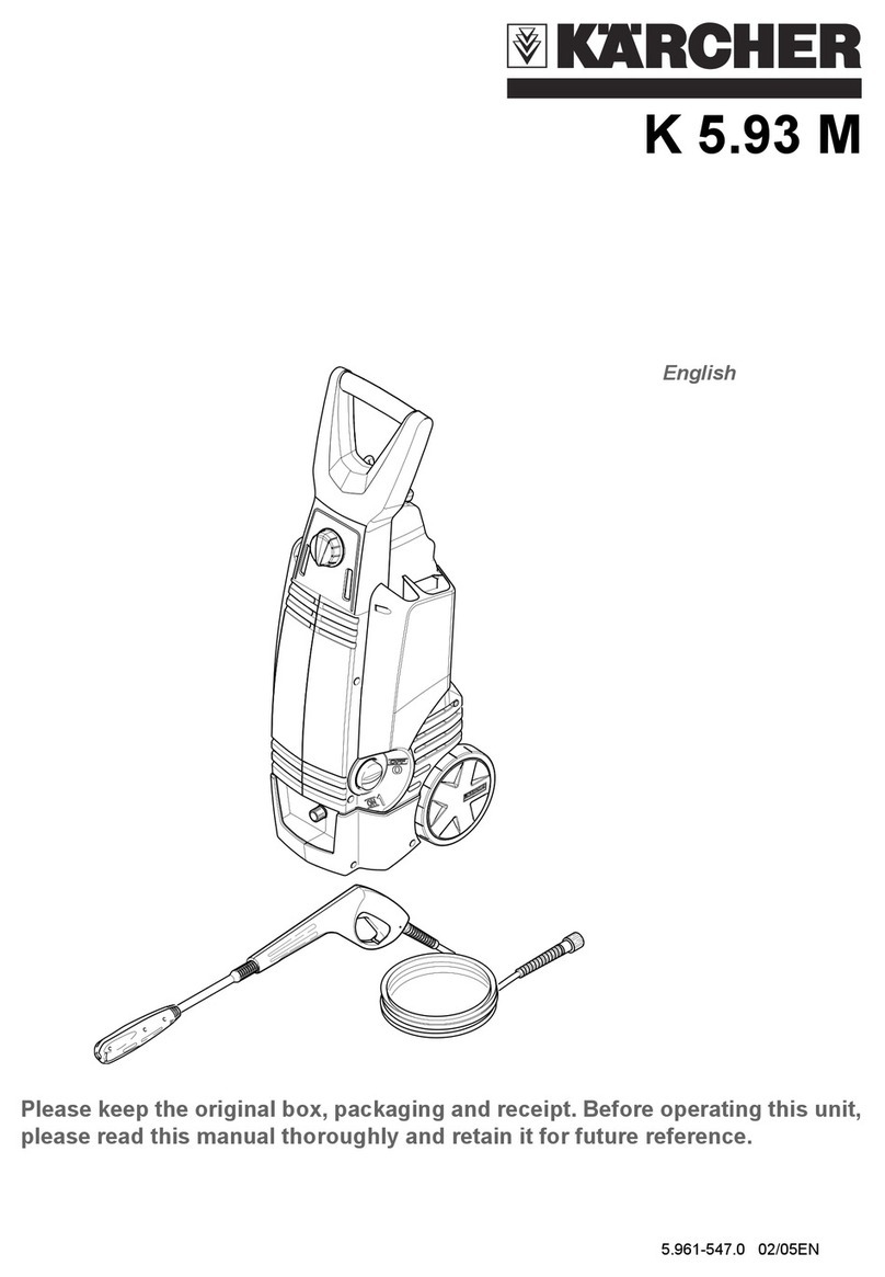 Kärcher K 5.93 Operator's manual