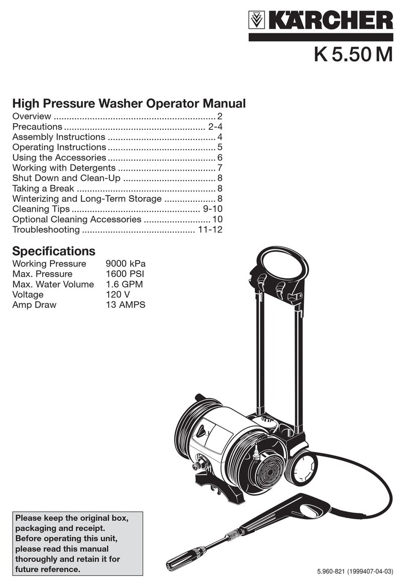 Kärcher K 5.86 M Operator's manual