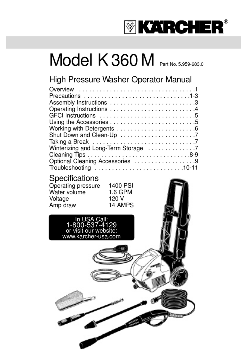 Kärcher K 360 M Operator's manual