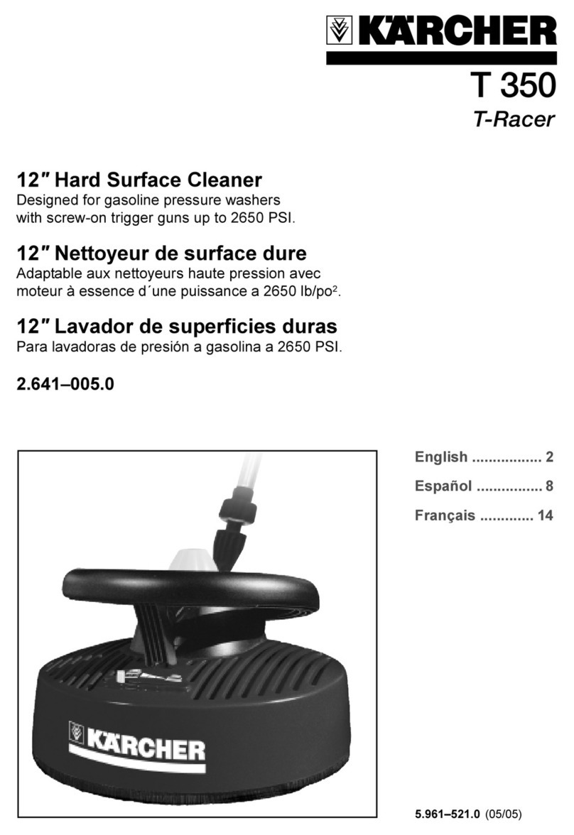 Kärcher T 350 owner's manual