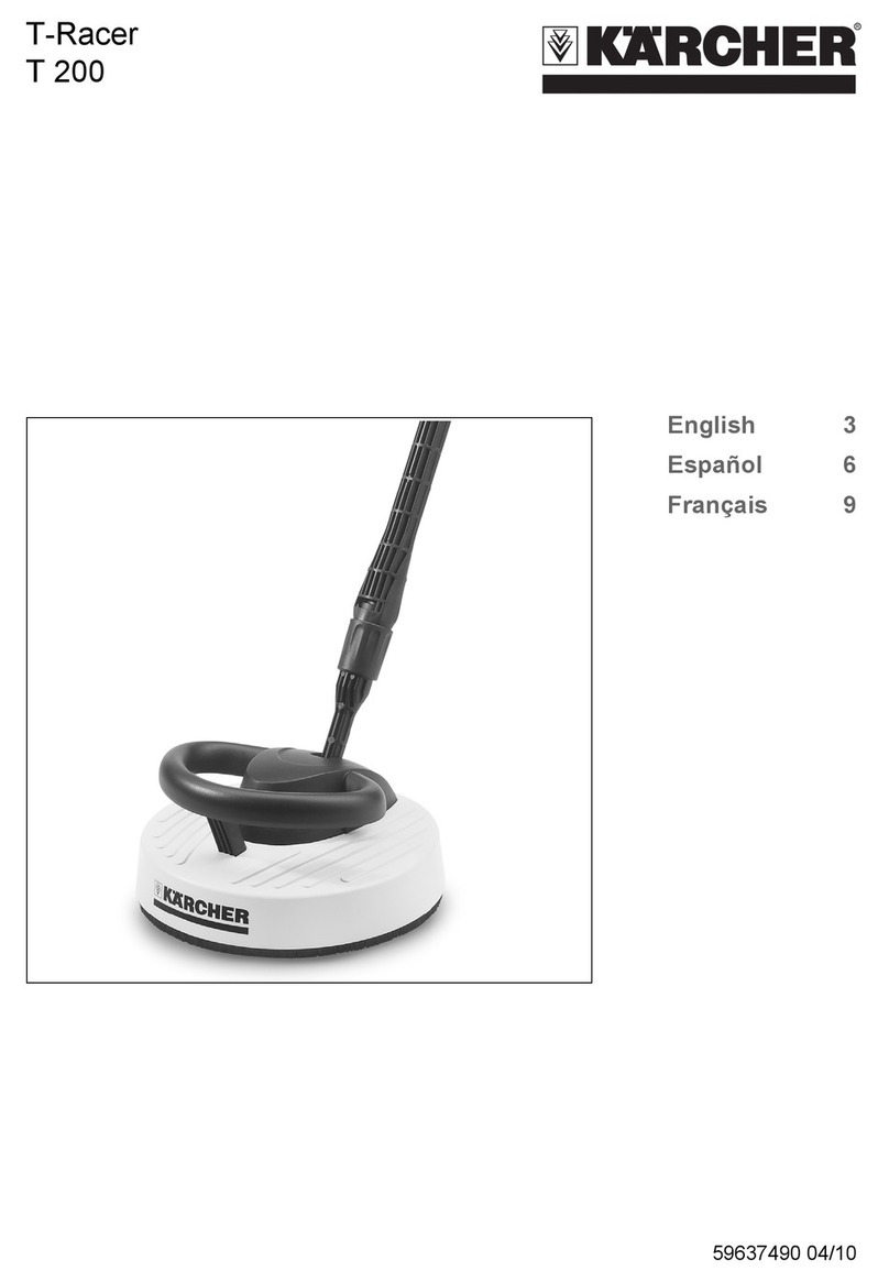 Kärcher T-RACER T 200 user manual